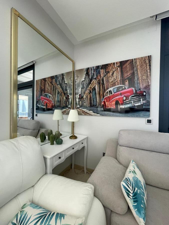Apartamento Sunset Waves Benidorm Julieta Vistas Al Mar Premium 200 Mt2 Con Jacuzzi En Terraza Exterior foto